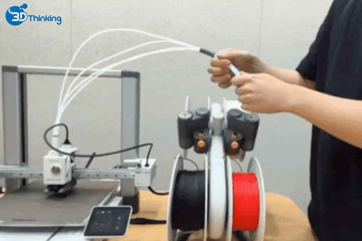 mở hộp bambu lab a1 combo