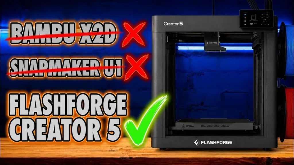 Đánh giá FlashForge Creator 5 Tính năng vs Hệ sinh thái