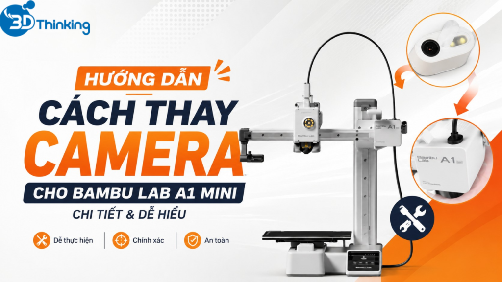 Hướng Dẫn Cách Thay Camera Cho Bambu Lab A1 Mini Chi Tiết Và Dễ Hiểu