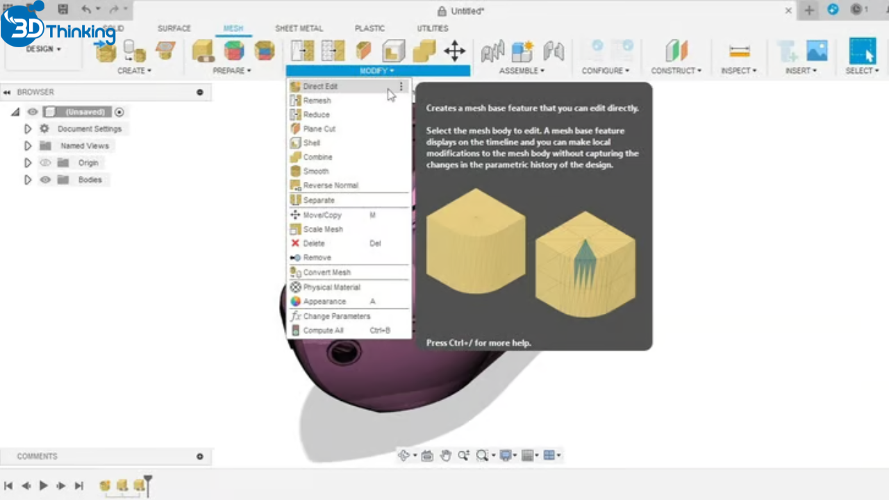 phần mềm sửa file STL