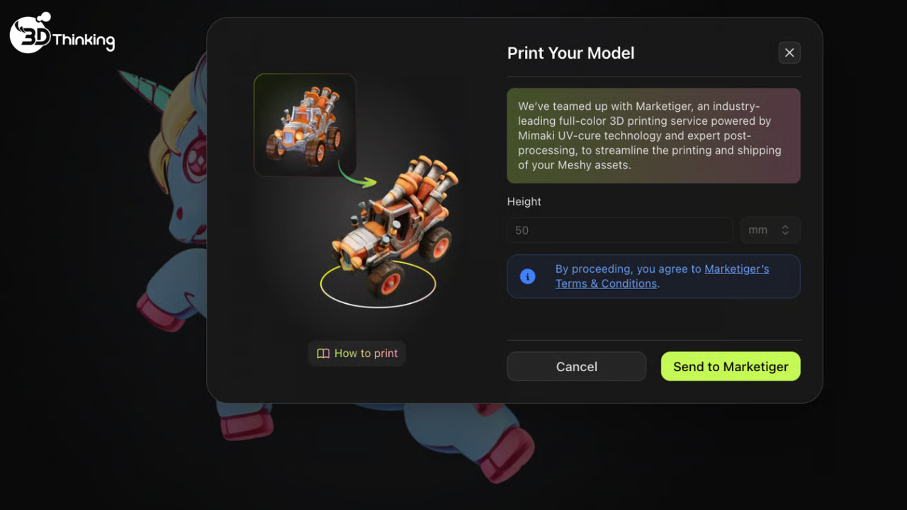 tạo mô hình 3D bằng AI