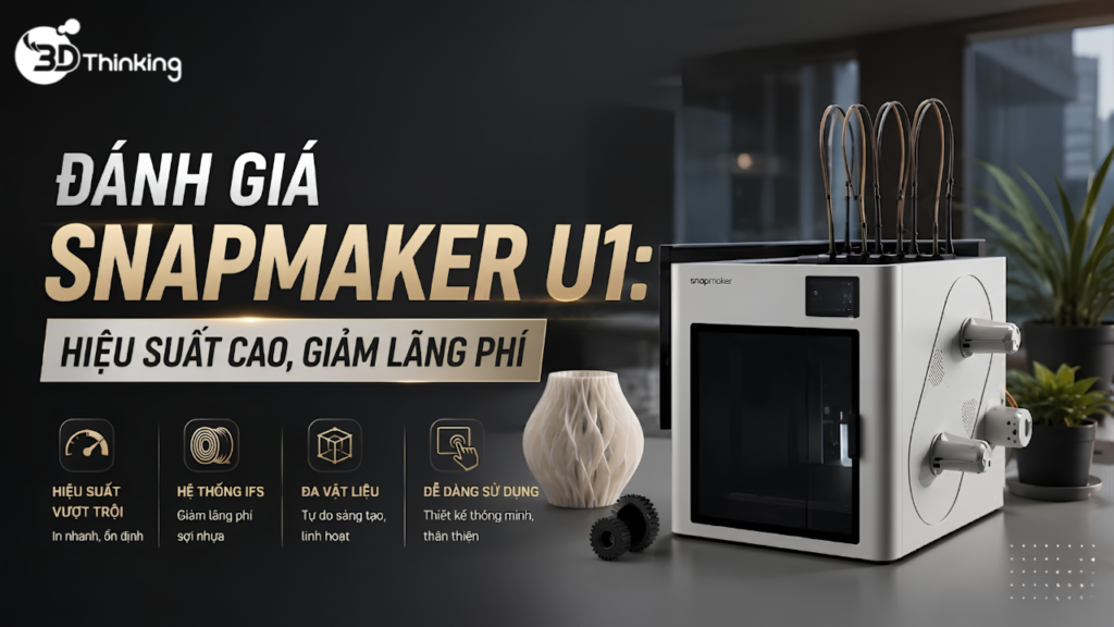 Đánh Giá Snapmaker U1: Hiệu Suất Cao, Giảm Lãng Phí