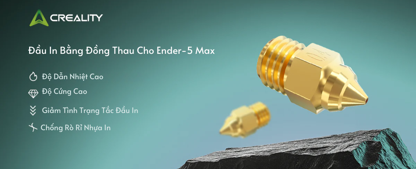 Đầu in đồng thau ender-5 max