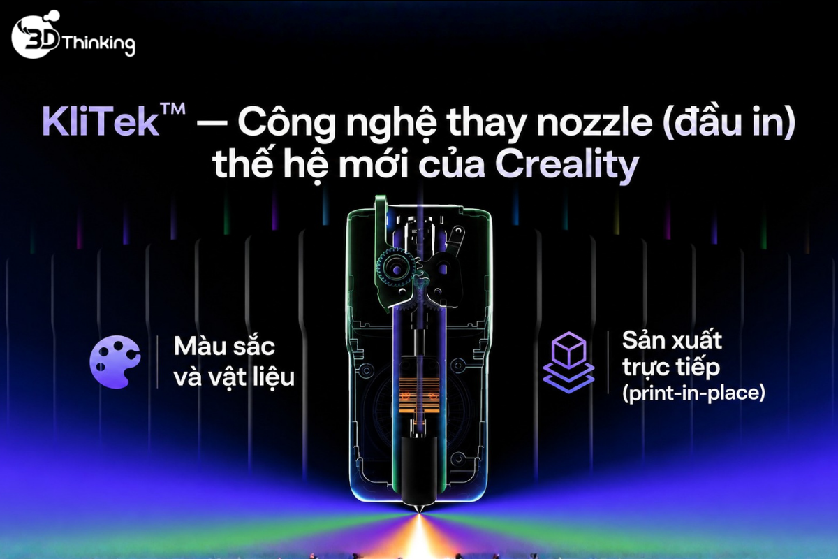 công nghệ thay nozzle máy in 3D