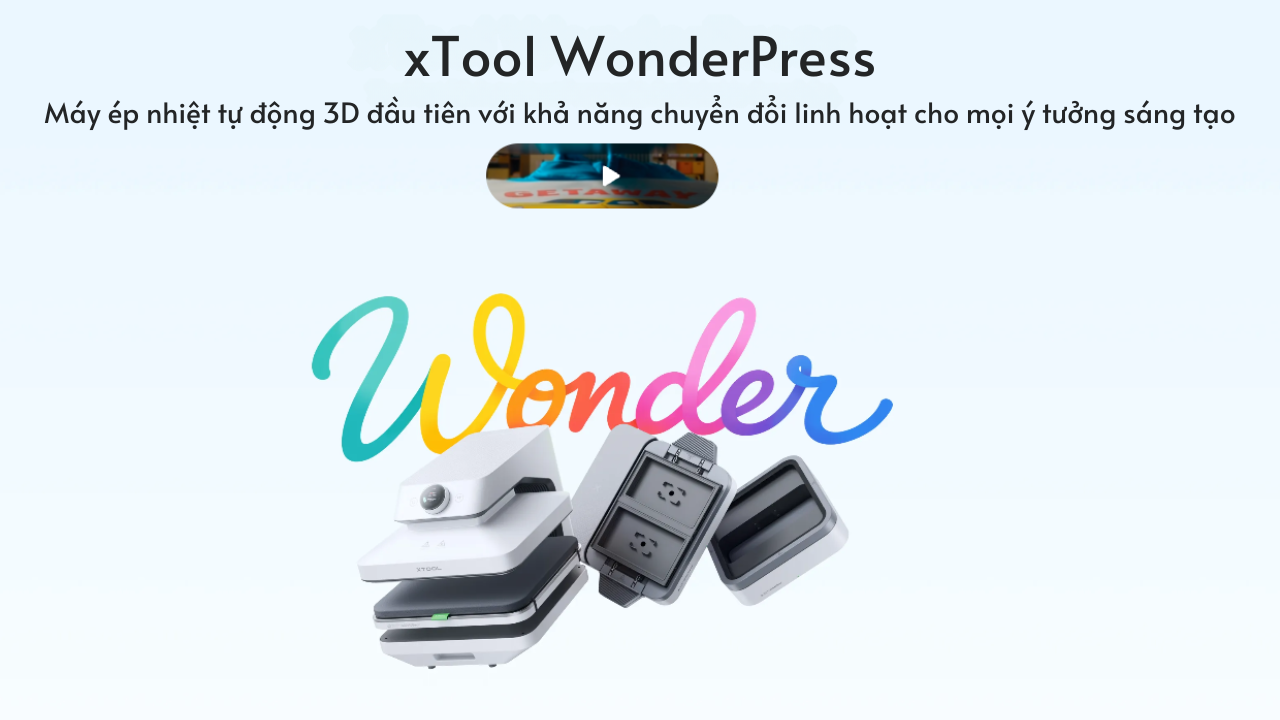 Máy ép nhiệt xTool WonderPress