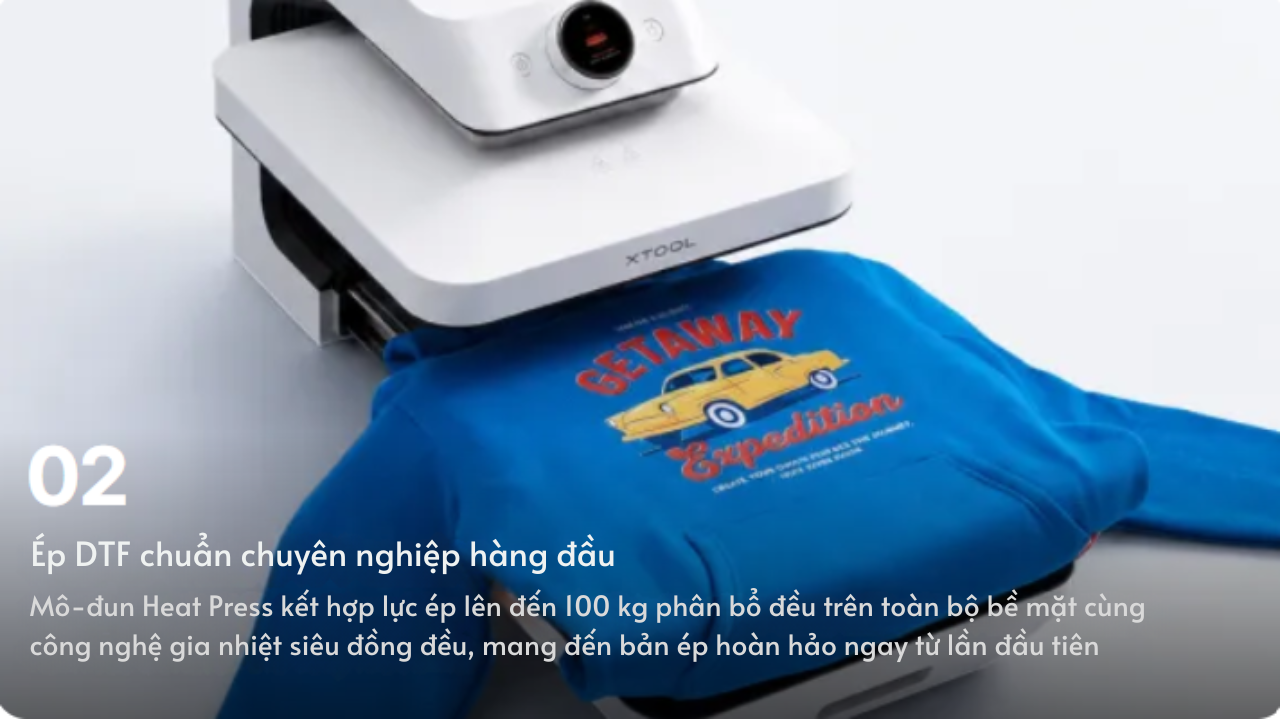 Máy ép nhiệt xTool WonderPress