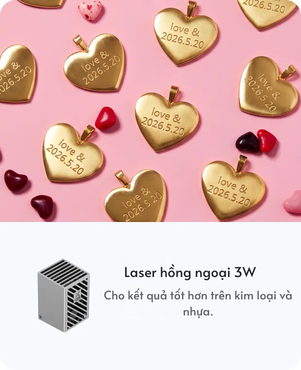Máy Cắt Và Khắc Laser xTool M2 Color Craft 