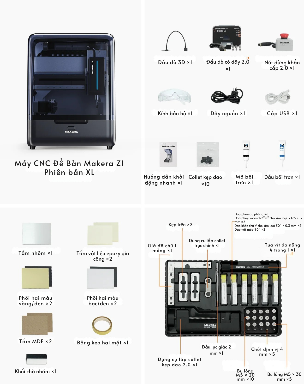 Máy CNC để bàn Makera Z1