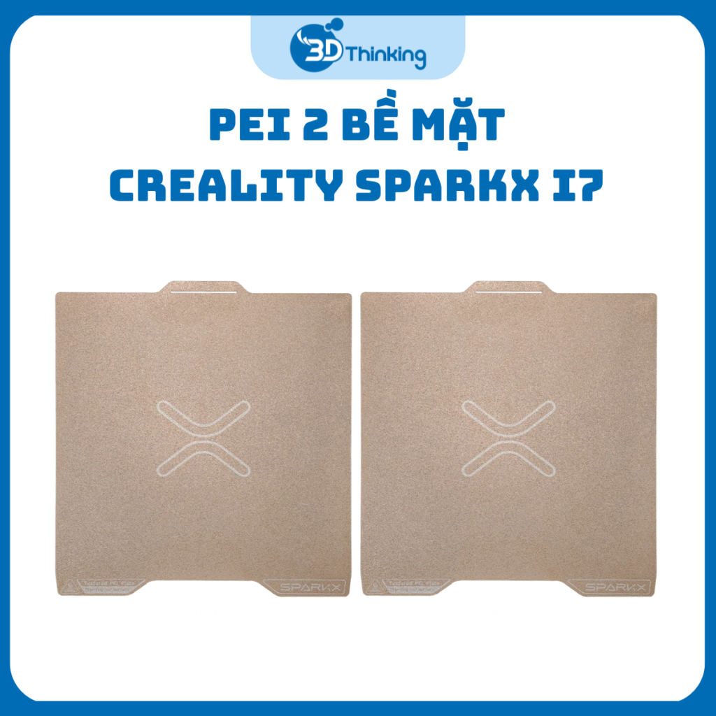Tấm Bàn In PEI Hai Bề Mặt Creality SparkX i7