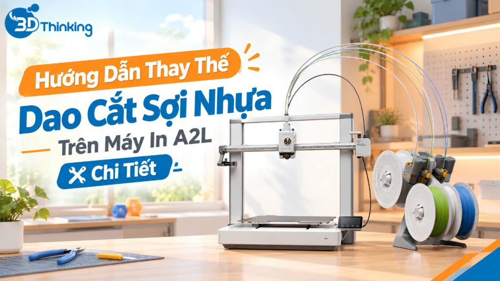 Hướng Dẫn Thay Thế Dao Cắt Sợi Nhựa Trên Máy In A2L Chi Tiết